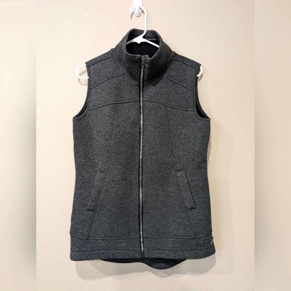 Betsey Johnson Performance Black Zip Up  Size Medium Vest